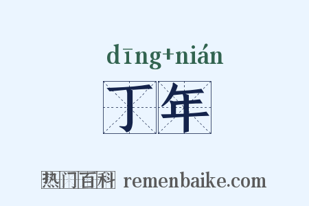 丁年是什么意思的图片